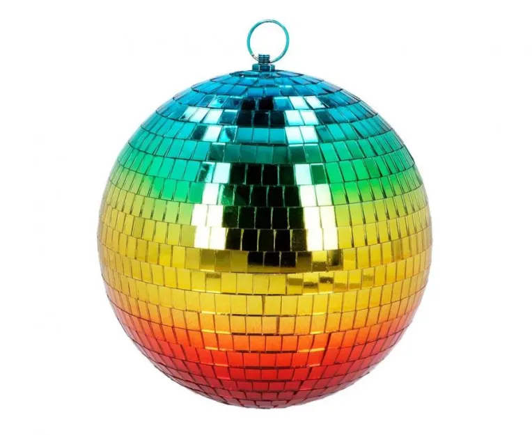 Kula Disco tęcza, rozmiar 20 cm