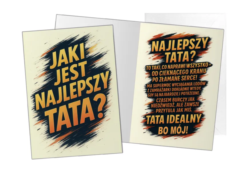 Karnet B6 - Jaki jest najlepszy Tata ?
