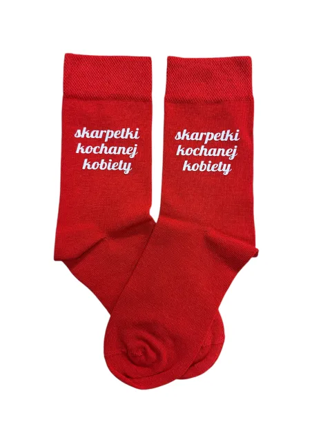 Skarpetki czerwone - Kochanej Kobiety