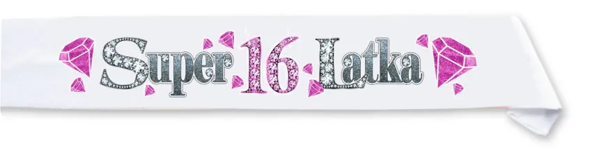 Szarfa dziecięca - Super 16 latka