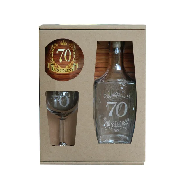 Karafka + kieliszek - 70 (grawerowany)