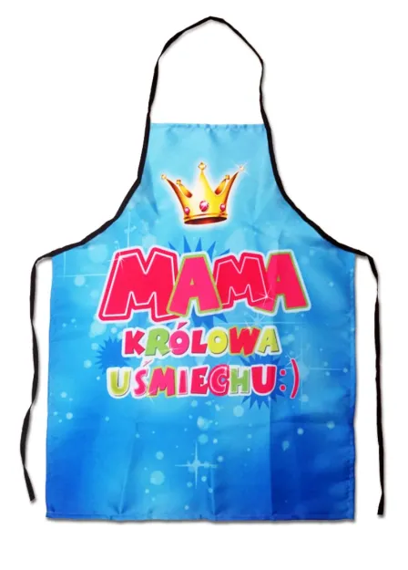 Fartuch premium - Mama królowa uśmiechu