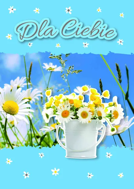 Karnet 3D z życzeniami - Dla Ciebie (uniwersalna)