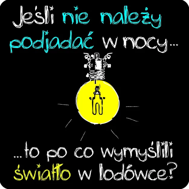 Magnes - Jeśli nie należy podjadać w nocy ... to po co wymyślili światło w lodówce?