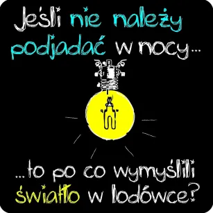 Magnes - Jeśli nie należy podjadać w nocy ... to po co wymyślili światło w lodówce?