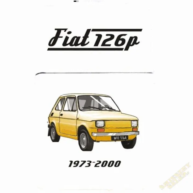 Zapalniczka - Fiat 126p (żółty)