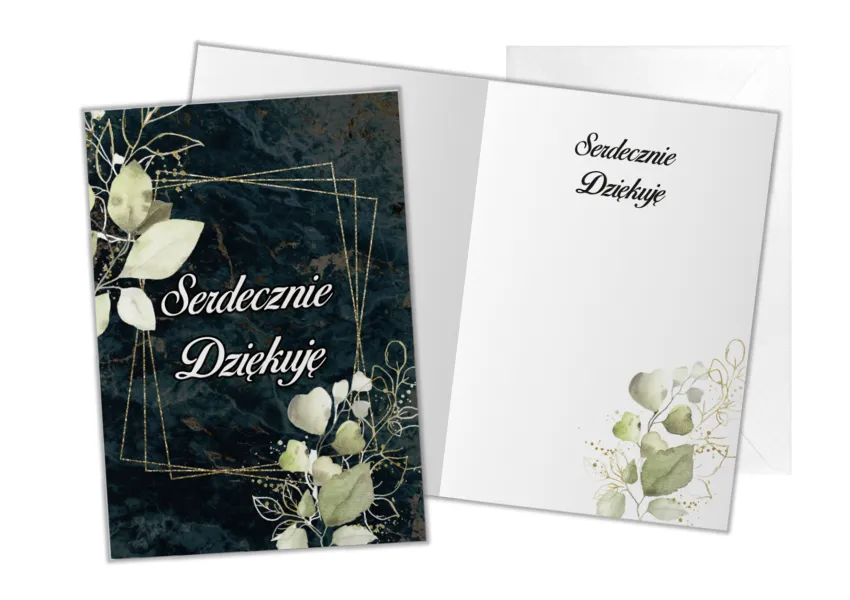 Karnet B6 - Serdecznie dziękuję (uniwersalna)