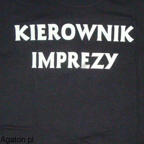 Koszulka - Kierownik imprezy