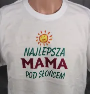Koszulka biała - Najlepsza Mama pod słońcem