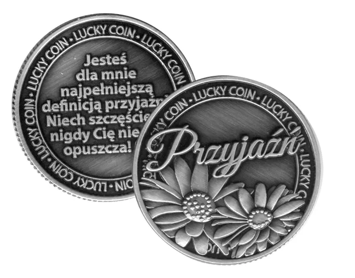 Moneta na szczęście Kukartka - Przyjaźń