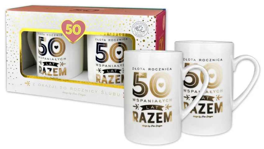 Kubki dobra para - Złota rocznica 50 wspaniałych lat razem