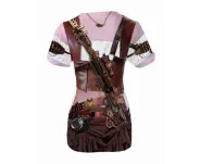 T-shirt z nadrukiem Steampunk Lady - 2