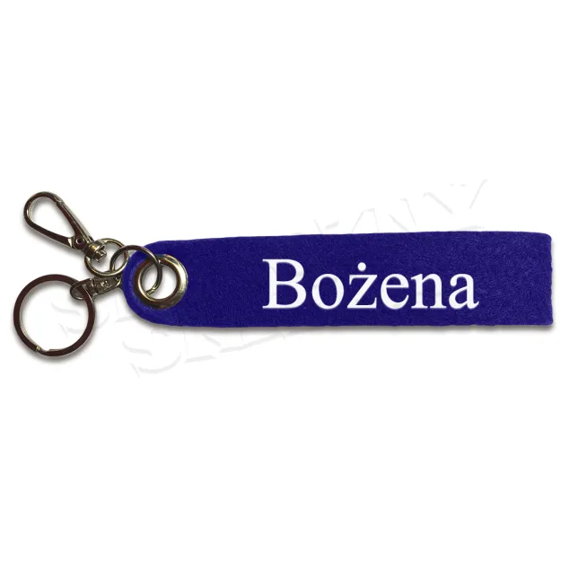 Brelok filcowy z imieniem - Bożena