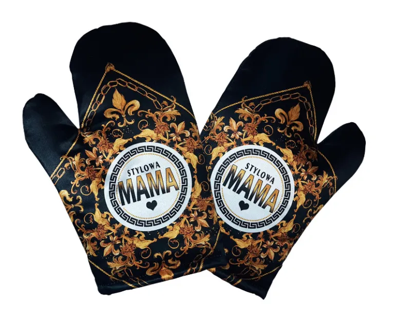 Rękawica kuchenna - Stylowa Mama (ornamenty)