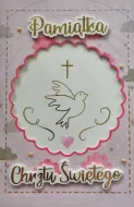Karnet 6K - Ramka na zdjęcie - Pamiątka Chrztu Świętego