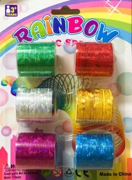 Magiczne zestaw sprężynek - Rainbow 5szt