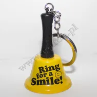 Dzwonek mały, brelok - Ring for a smile - dzwonek na uśmiech