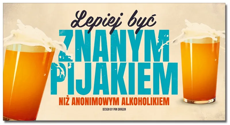 Tabliczka Vip - Lepiej być znanym pijakiem, niż anonimowym alkoholikiem.