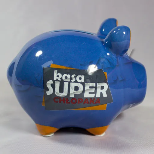 Świnka skarbonka Kukartka - Kasa super Chłopaka