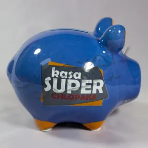 Świnka skarbonka Kukartka - Kasa super Chłopaka