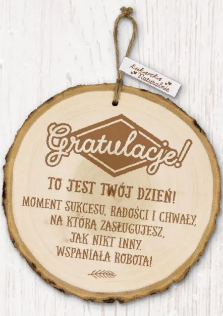 Eko sentencja - Gratulacje! To jest Twój dzień!