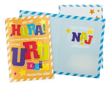 Karnet DK - Hip, hip, hura! W dniu urodzin prezentów góra!