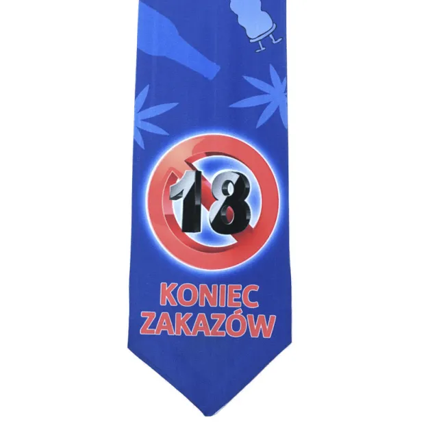 Krawat premium - 18 koniec zakazów