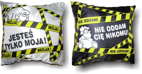 Poduszka mała - Jesteś tylko moja / nie oddam Cię nikomu