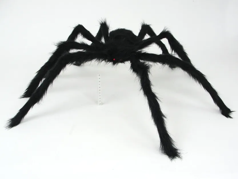Pająk pluszowy gigant - Czarny
