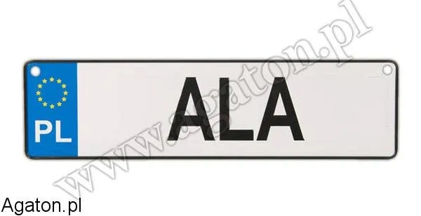 Tablica imienna - Ala