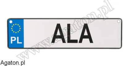 Tablica imienna - Ala