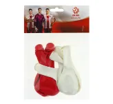 Balony - Białe i czerwone Polska (10szt) Łączy nas piłka. - 2