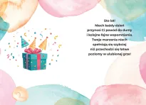 Karnet 3K - W dniu twoich urodzin - 2