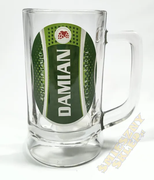 Kufel 0.3L - Damian Wiecznie uśmiechnięty pełen życia