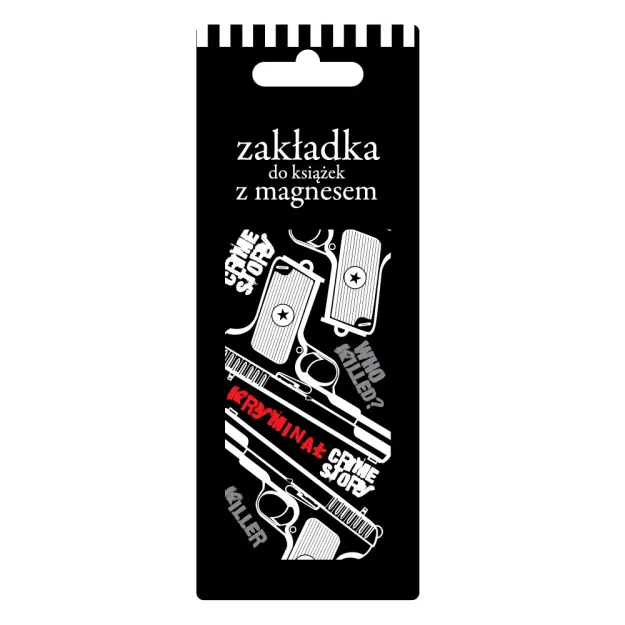 Zakładka magnetyczna do książki - Kryminał - Crime story