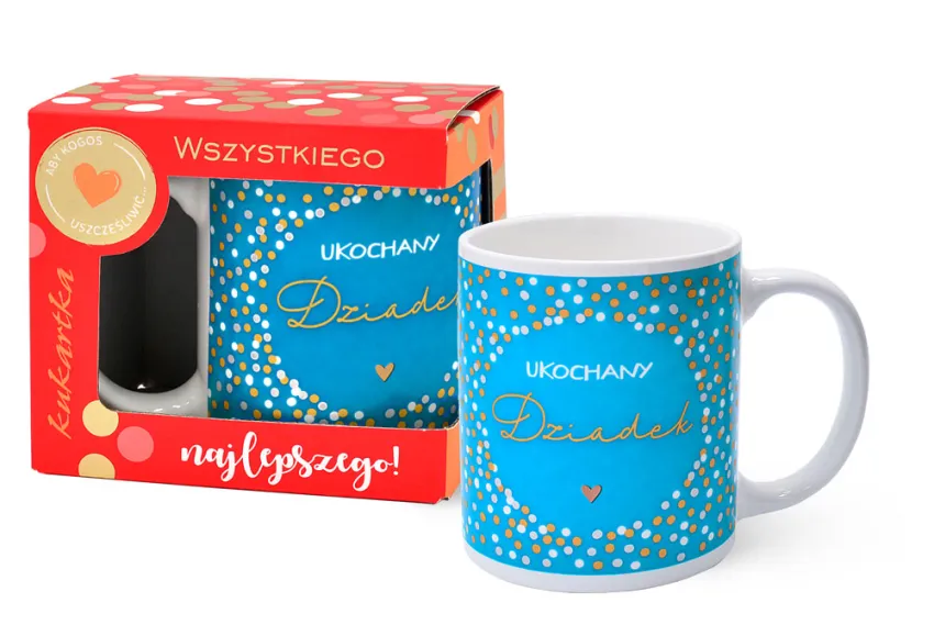 Kubek premium Kukartka - Ukochany dziadek
