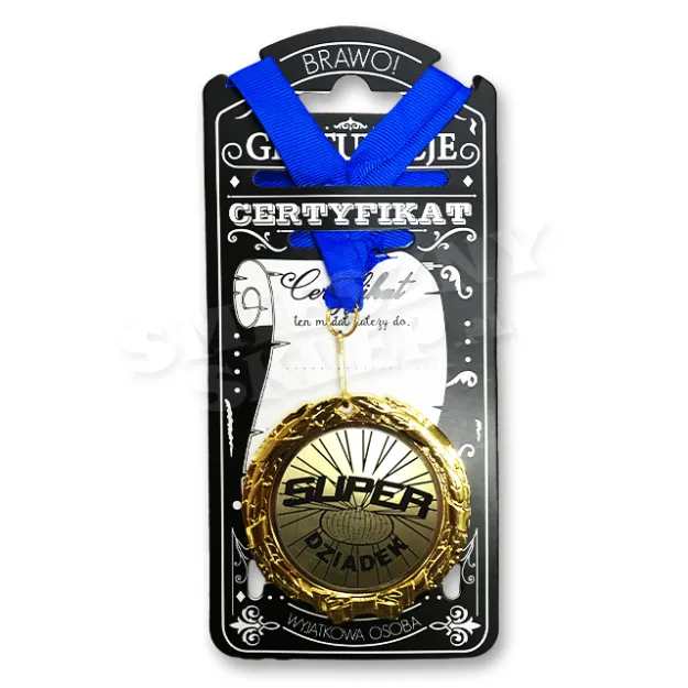 Medal w folii - Super Dziadek