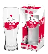 Szklanka do piwa - I love Poland