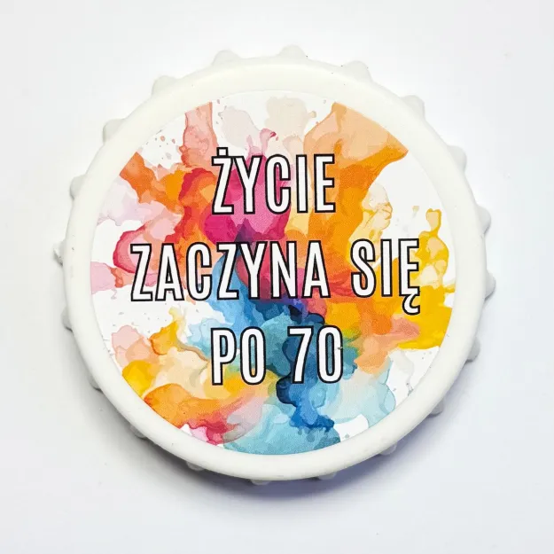 Otwieracz kapsel - Życie zaczyna się po 70