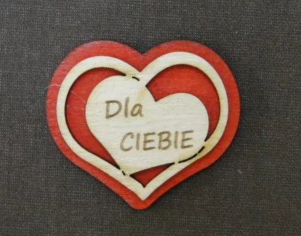 Serce z magnesem - Dla Ciebie