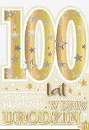 Karnet 3D - 100 lat - Wszystkiego najlepszego w dniu urodzin