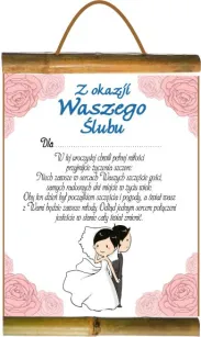Dyplom z bambusem - Z okazji Waszego ślubu