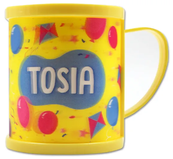 Kubek plastikowy 3D - Tosia