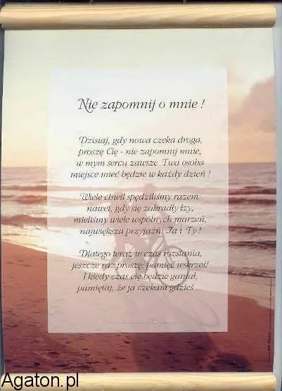 Dyplom - Nie zapomnij o mnie