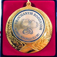 Medal w etui - Ukochanym Rodzicom w dniu Naszego Ślubu