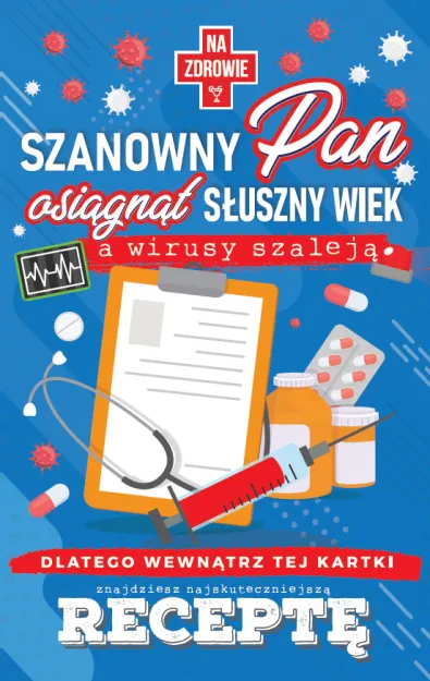 Karnet + recepta - Szanowny Pan osiągnął słuszny wiek, a wirusy szaleją