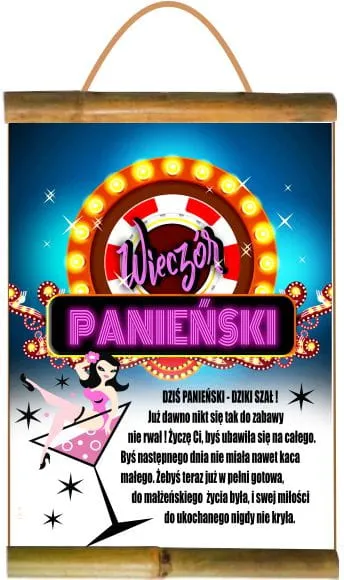 Dyplom z bambusem - Wieczór Panieński
