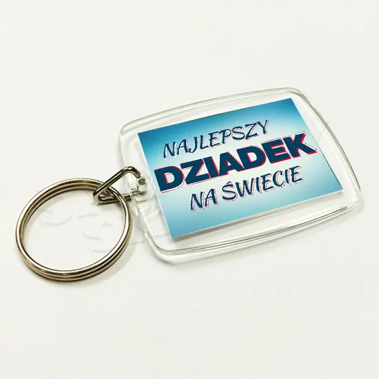 Brelok akrylowy - Najlepszy Dziadek na świecie