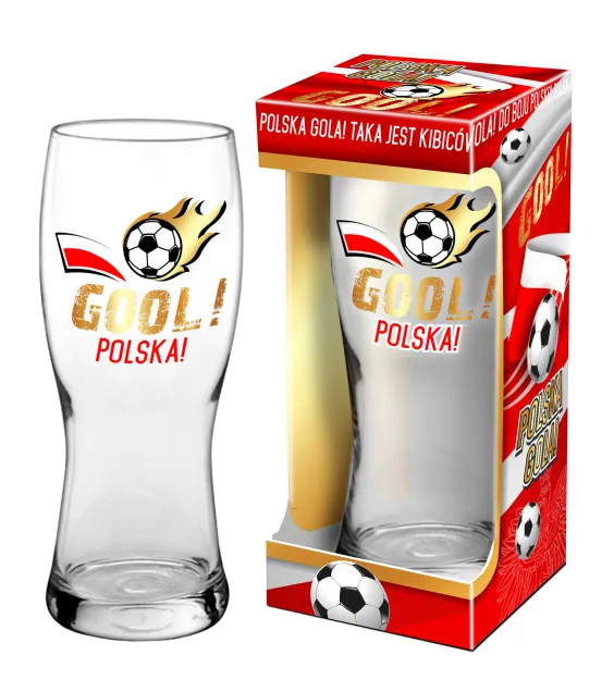Szklanka do piwa - Gool Polska!