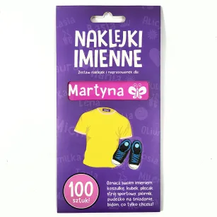 Naklejki imienne 100 szt. - Martyna